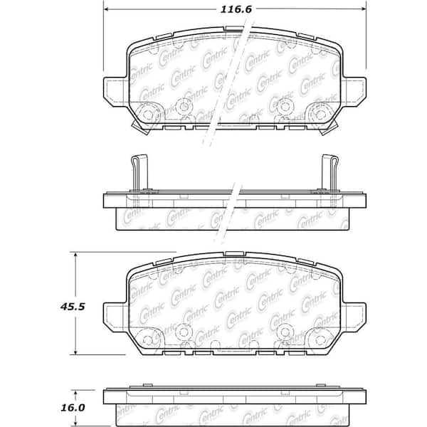 Centric Parts Disc Brake Pad Set