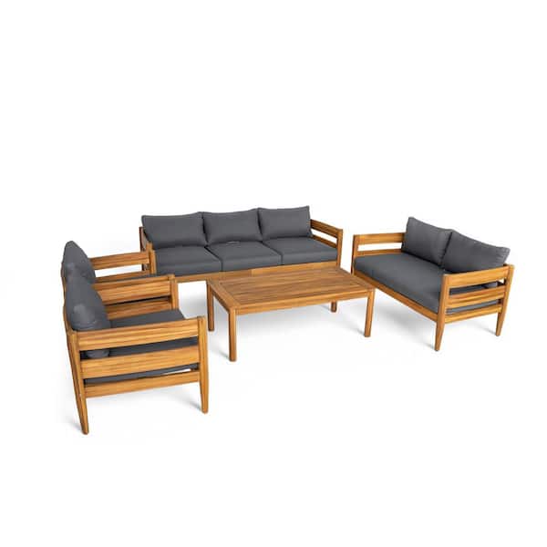 CHRISTOPHER KNIGHT HOME Wanda Outdoor 5-Piece Solid Wood Patio