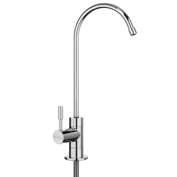 Brondell Slake Single Handle Universal Water Filtration Beverage Faucet in Polished Chrome