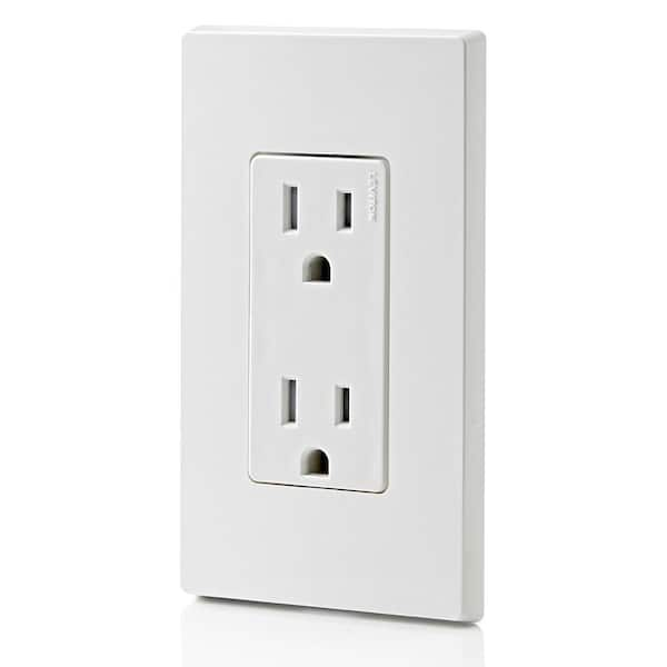 Leviton 15 Amp Decora Tamper-Resistant Duplex Outlet with Type A