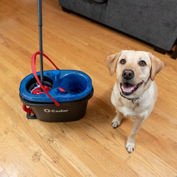 O-Cedar shops Easywring Rinseclean Spin Mop and Bucket System, Hands-Free System