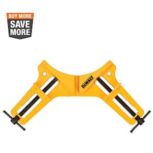 DEWALT 90° 200 lb. Corner Clamp with 3 in. Jaw Opening DWHT83840 - The Home  Depot