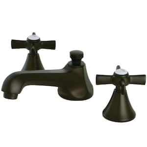Millennium 2-Handle 8 in. Widespread Bathroom Faucets with Brass Pop-Up in Oil Rubbed Bronze