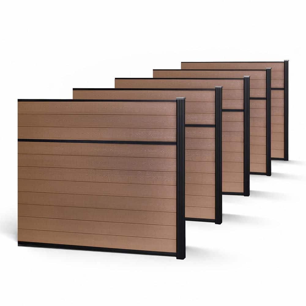 GWF Classic Privacy 6 ft. x 6 ft. Cedar Composite Wood Board on