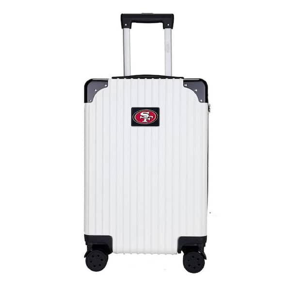 Mojo San Francisco 49ers premium 2-Toned 21" Carry-On Hardcase in White