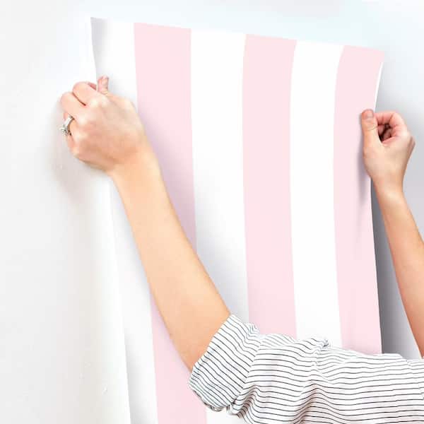 56 sq. ft. Disney Princess Silk Stripe Wallpaper
