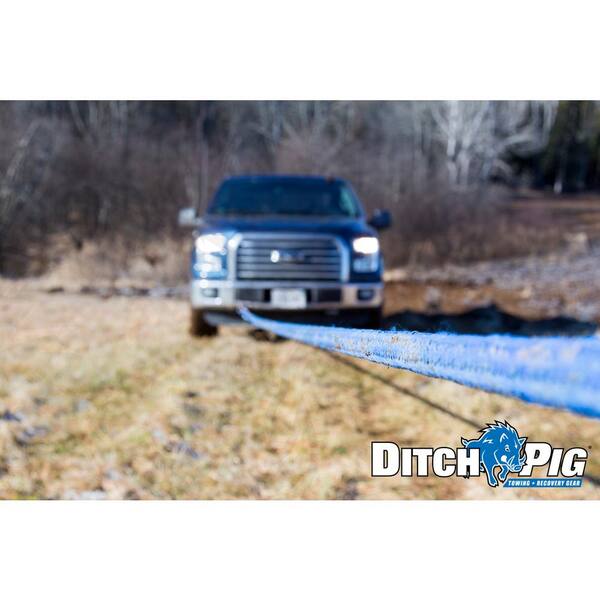 DITCH PIG 3/4 in. x 20 ft. 16000 lbs. Breaking Strength Kinetic Energy Vehicle Recovery Rope