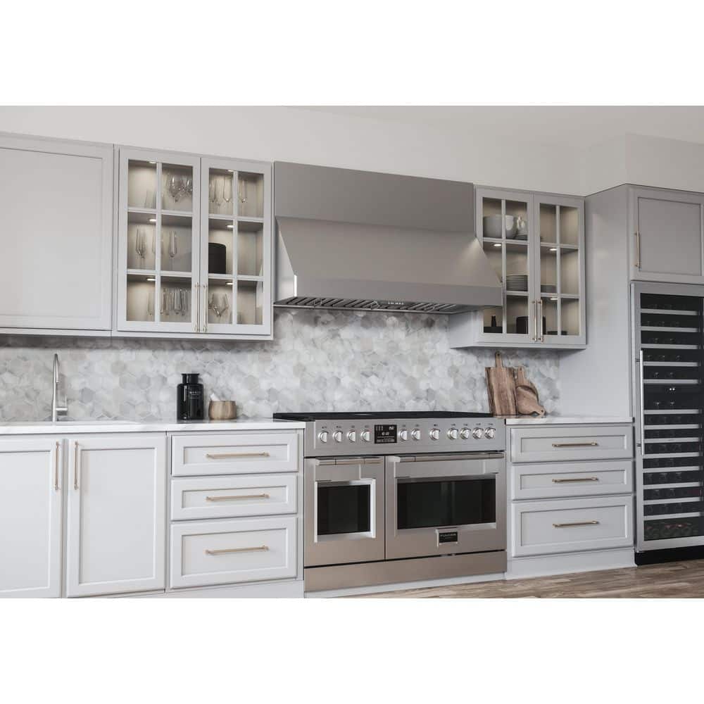 Tempest II 48" Stainless Steel Convertible Wall Mounted Range Hood