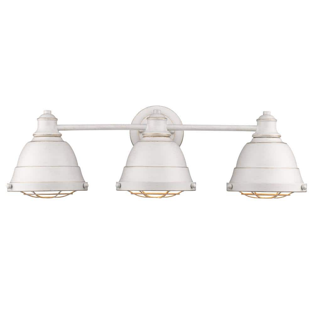 Bartlett 3-Light French White Bath Light price history on PriceWatchPro
