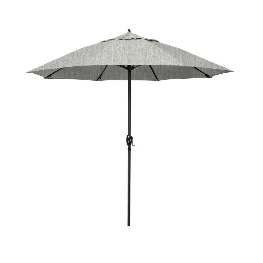 7.5 ft. Bronze Aluminum Market Patio Umbrella with Fiberglass Ribs and Auto Tilt in Granite Sunbrella price history on PriceWatchPro