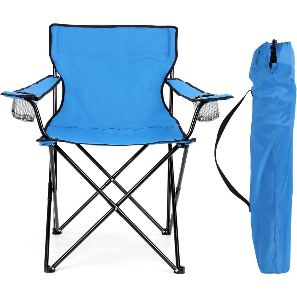 Foldable Camping Chair for Adults Blue price history on PriceWatchPro