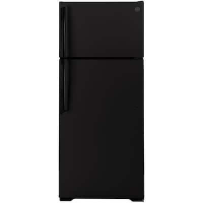 17.5 cu. ft. Top Freezer Refrigerator in Black