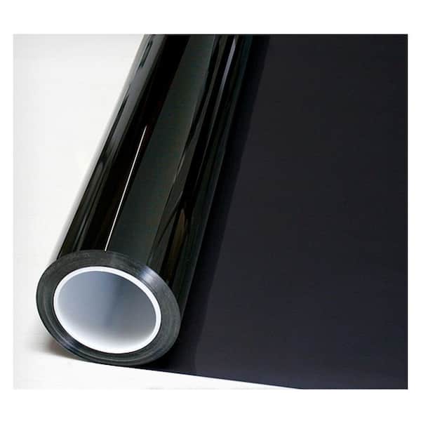 BuyDecorativeFilm 36 in. x 48 ft. S8MB05 Security and Daytime Privacy 8 Mil Black 5 (Very Dark) Window Film