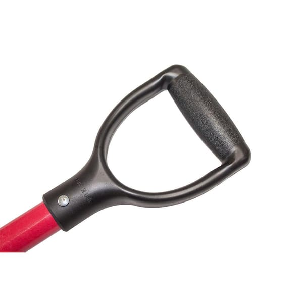 Bully Tools 14-Gauge Round Point Shovel with Fiberglass D-Grip