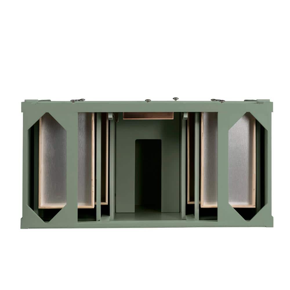 Smokey Celadon Green 47" Plywood Single Bathroom Vanity Base