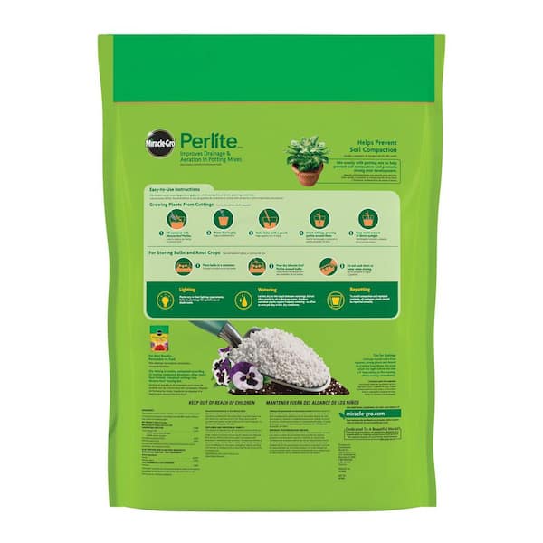 Meratto メラット　2袋 Miracle-Gro 8 qt. Perlite (2-Pack) VB00003 - The Home Depot