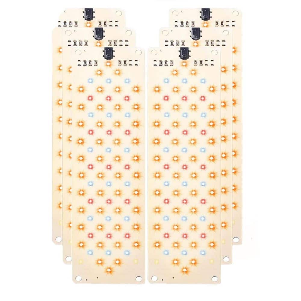 Full Spectrum LED Grow Light Panel with Timer and 10 Dimmable Levels for Indoor Plants Under Cabinet Growing (6-Pack) price history on PriceWatchPro