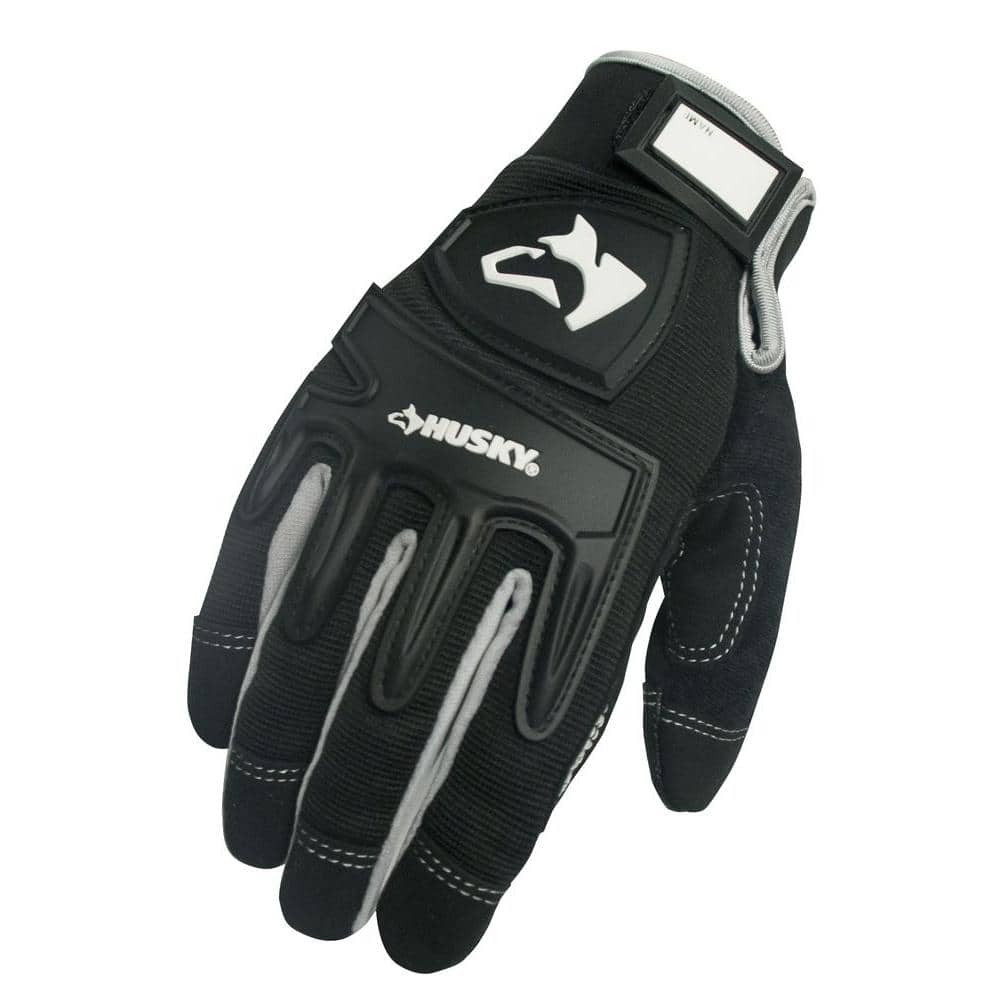 Husky Large Mechanic Gloves (3 per Pack) SL8592L - The Home Depot