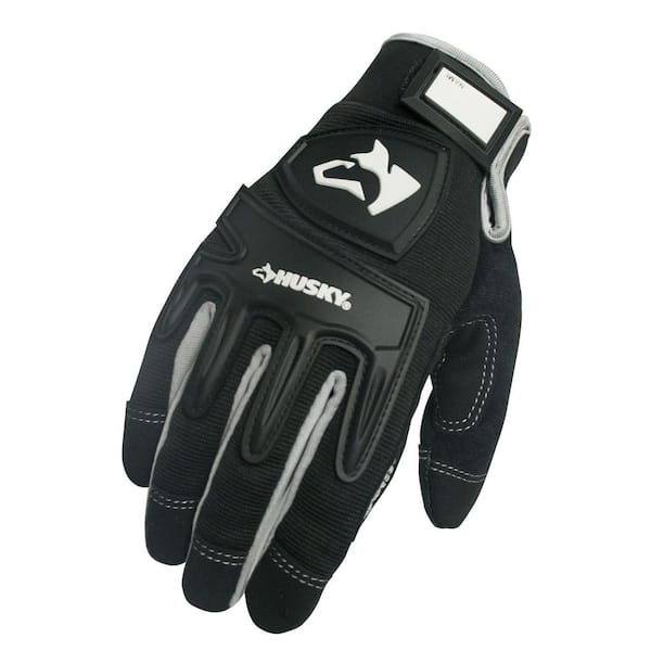 Husky Extra Large Mechanic Gloves (3 per Pack)