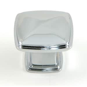 Providence 1-/14 in. Polished Chrome Square Cabinet Knob (10-Pack)