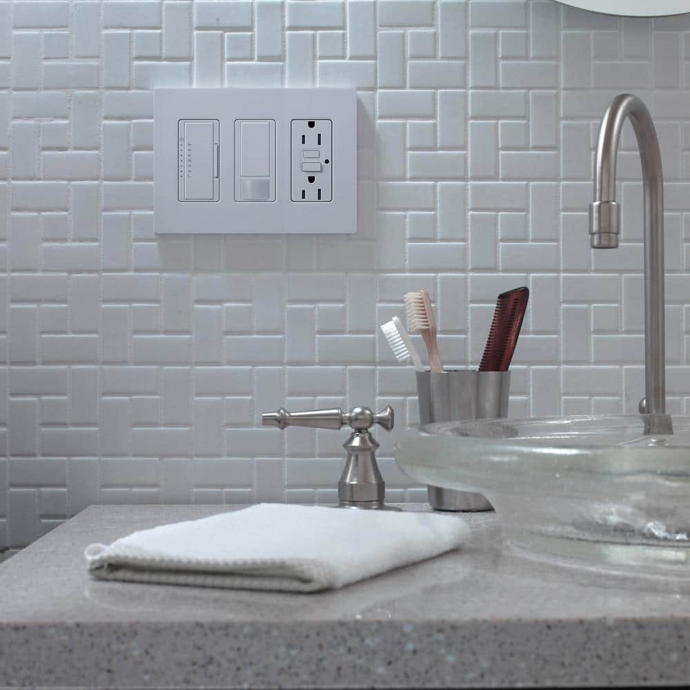 Lutron Maestro White Indoor Countdown Timer 120V