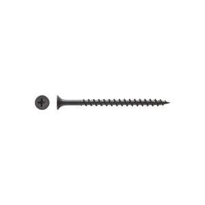 #8 x 2-1/2 in. Phillips Drive Bugle Head Gray Phosphate Coated Wood Screw (125-Pack)
