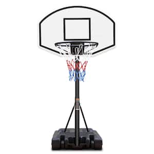 3.1 ft. to 4.7 ft. H Adjustment Portable Poolside Basketball Hoop Goal 36 in. Backboard, with Easy Rolling Wheels