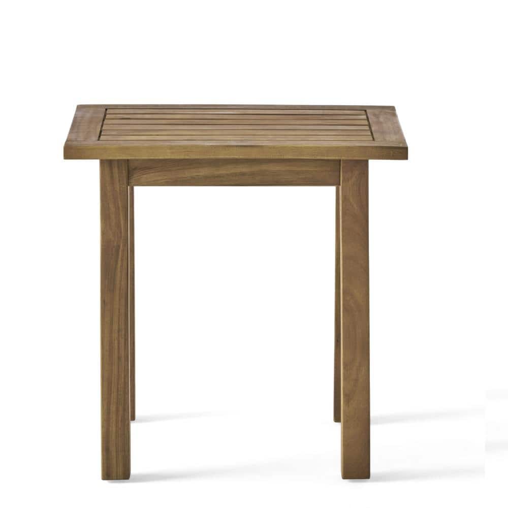 Acacia wood Outdoor Accent Side Table Weather-Resistant Rectangular End Table for Patio, Garden,Lawn price history on PriceWatchPro