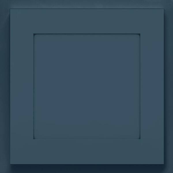 KRAFTMAID SIMPLICITY 14-5/8 in. x 14-5/8 in. Cabinet Door Sample in Harbor