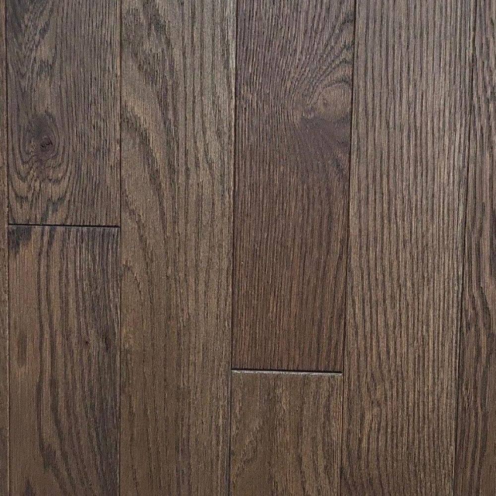 Smokey Brown Red Oak 3/4 in. T x 3.25 in. W Wire Brushed Solid Hardwood Flooring (27.00 sq. ft. /case) price history on PriceWatchPro