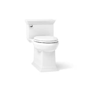Memoirs 12 in. Rough In 1-Piece 1.28 GPF Single Flush Elongated Toilet in White (Seat Included)