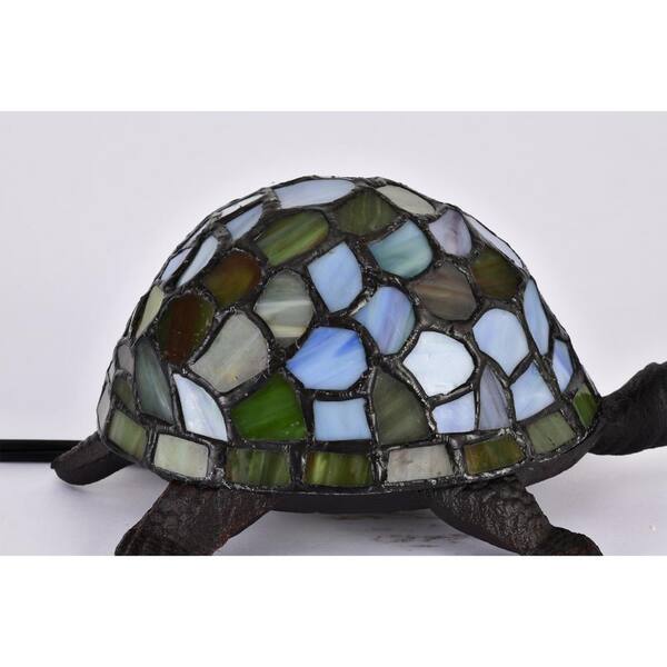 Warehouse of tiffany tiffany style turtle accent table lamp discount
