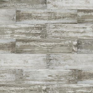 Suomi Grey 8-1/2 in. x 12 in. Porcelain Floor and Wall Take Home Tile Sample