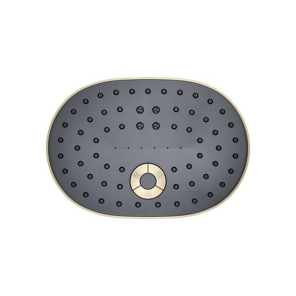 KOHLER Statement 3-Spray Patterns 7.94 in. Wall Mount Fixed