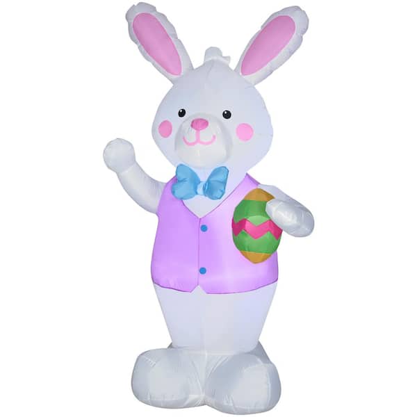 Gemmy 4 ft. Airblown Inflatable Bunny with Easter Egg G-44335 - The ...