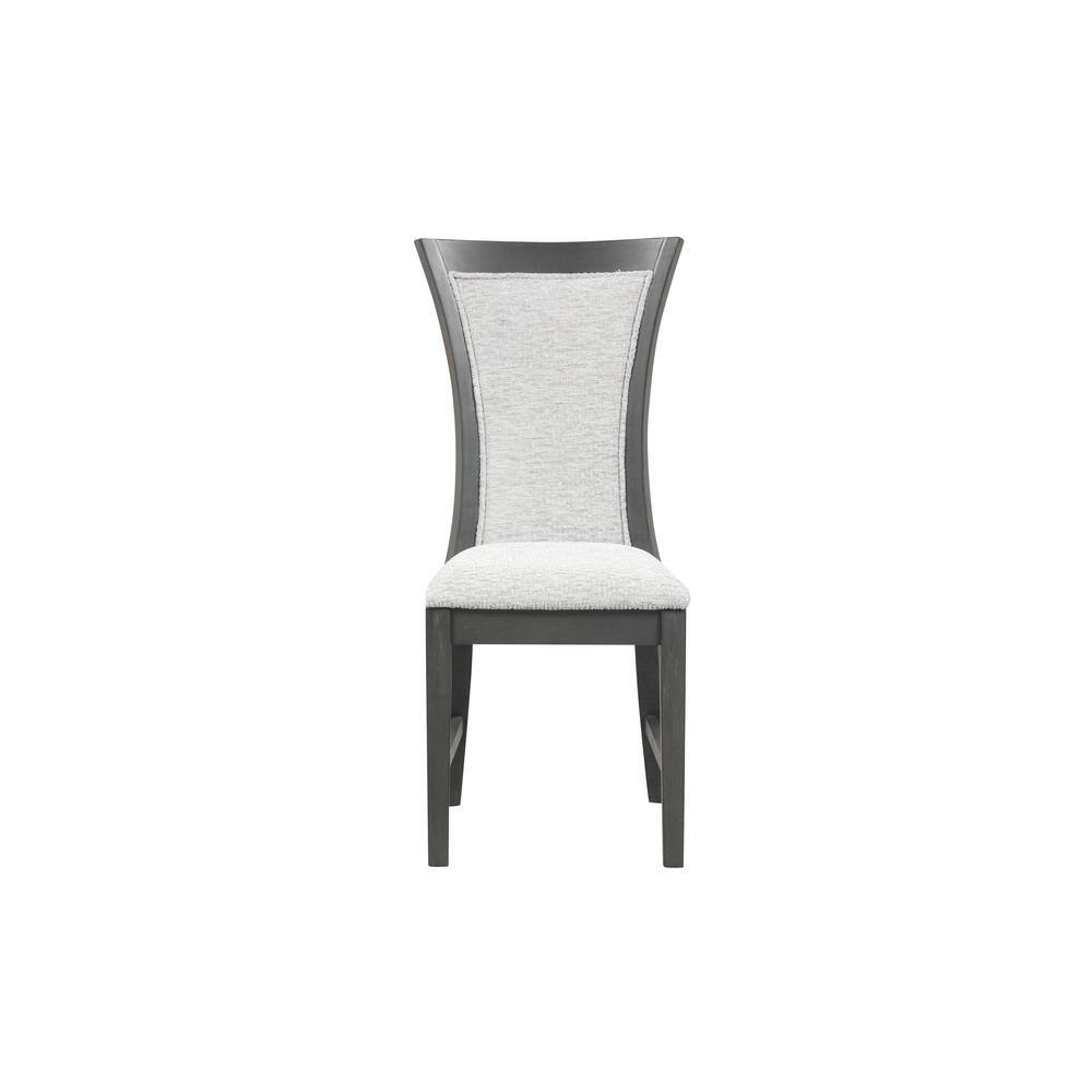 Gray Acacia and Rubberwood Rectangular Dining Table with 4 Chairs