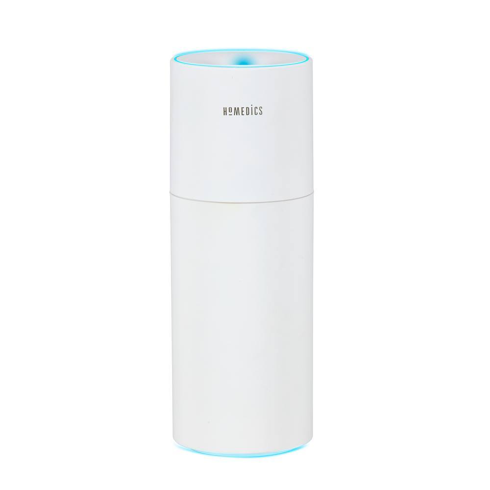 White Ultrasonic Cool Mist Portable Humidifier with Color Changing Light
