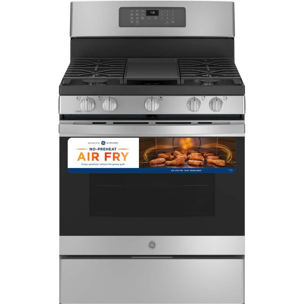 Stainless Steel Ge Single Oven Gas Ranges Jgb735spss 64 1000 