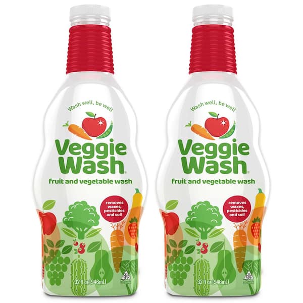 Veggie Wash 32 oz. All Natural Fruit and Vegetable Wash (2-Pack)
