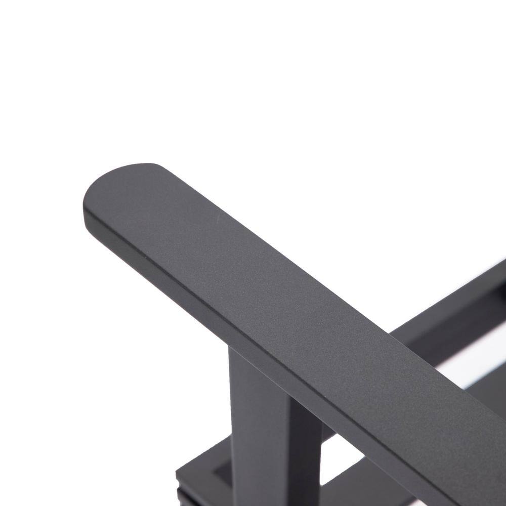 Walbrooke Light Grey Cushioned Aluminum Outdoor Loveseat