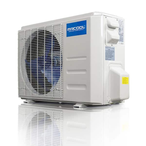 Mrcool Diy 23 000 Btu 2 Ton 20 Seer E Star Ductless Mini Split A C With Heat Pump With 25 Ft Install Kit And Ministat 230v Diy24hp230b25ms The Home Depot