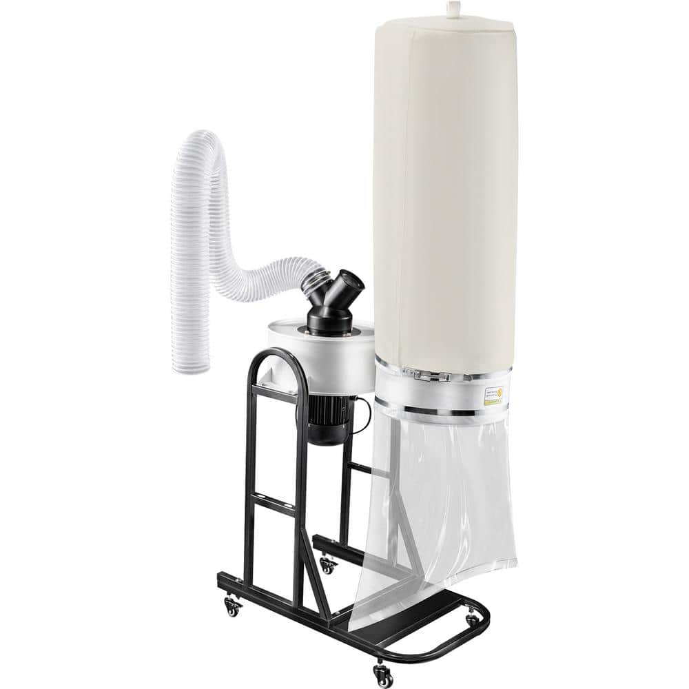 VEVOR Vortex Dust Collector Woodworking Dust Collector 1.5HP 220-Volt ...