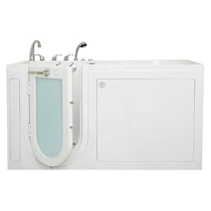 ShaK 36 in. x 72 in Walk-In Whirlpool and Air Bath Bathtub in White, ft. Massage, Heated Seat, LHS Door, Fast Fill/Drain