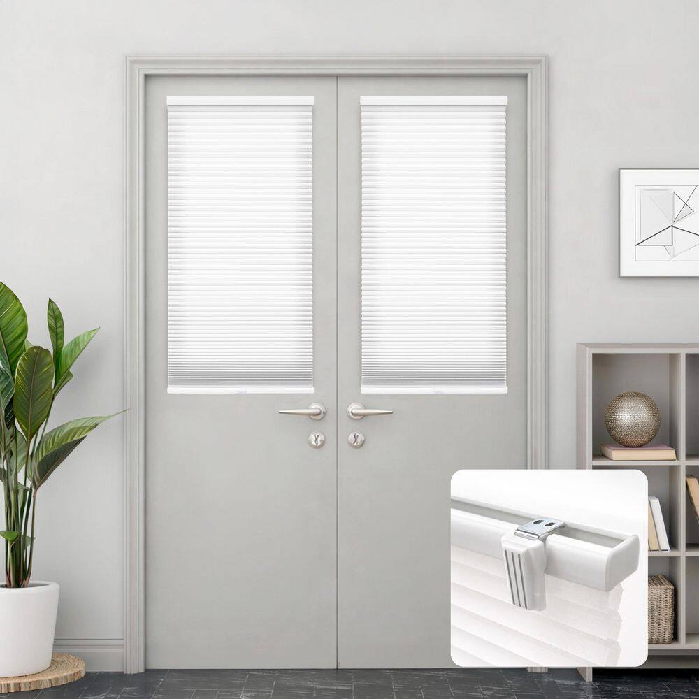 White Cordless Light Filtering Magnetic Cellular Shade - 27 in. W x 42 in. L price history on PriceWatchPro