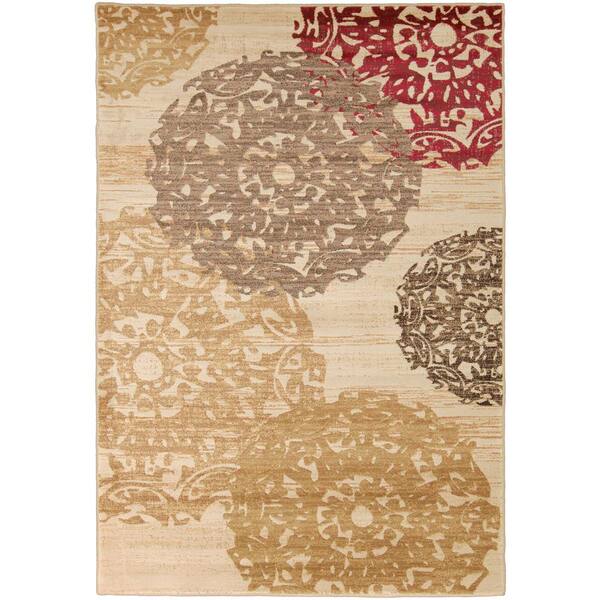 Artistic Weavers Sugar Land Butter 4 ft. x 5 ft. Indoor Area Rug
