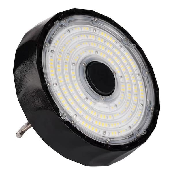 Innoled Hurricane UFO 0.9 ft. 150-Watt Equivalent Integrated LED Black High Bay Light