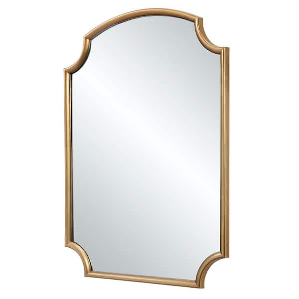 Whatseaso 14 in. W x 50 in. H Rectangular Plastic Framed Wall Bathroom  Vanity Mirror in Gold MLM-110506547 - The Home Depot