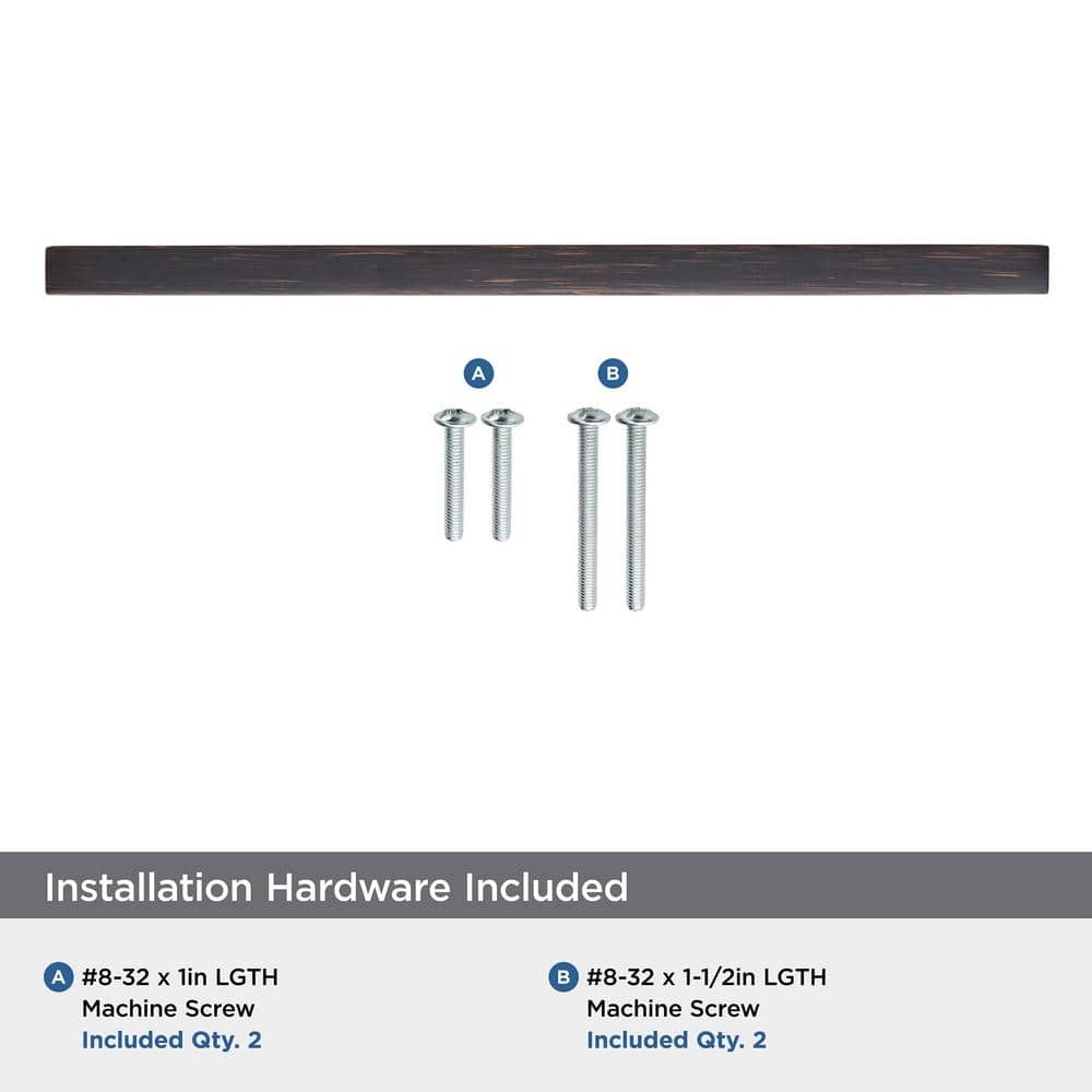 Monument Oil Rubbed Bronze 7-9/16 inch Cabinet Pull