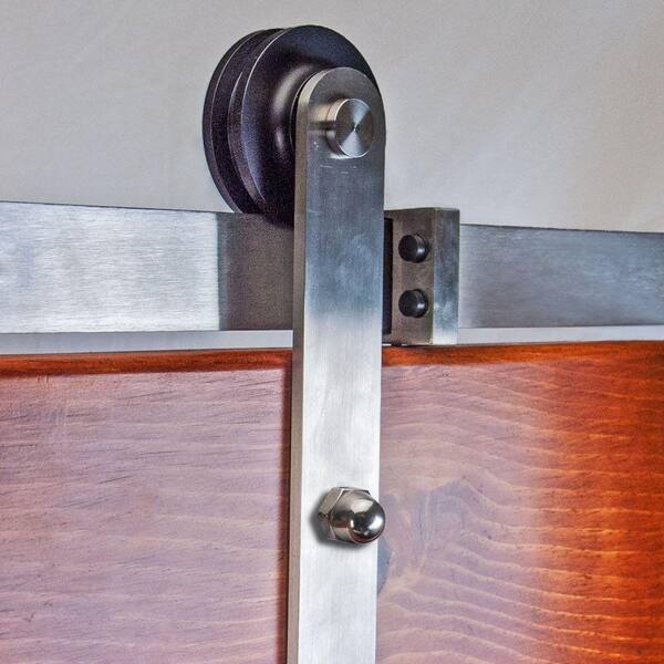 Stainless Glide 72 In Steel Stick Strap Sliding Door Hardware For Wood Nt140003wss Stainless Glide 72 In Steel, Pole Barn Sliding Door Hardware