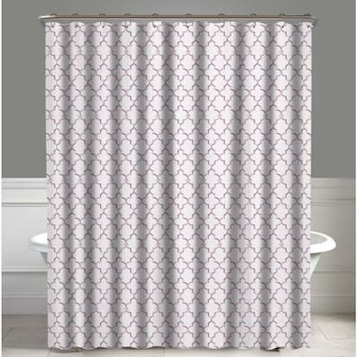 Purple Shower Curtains, Purple And Gray Shower Curtain